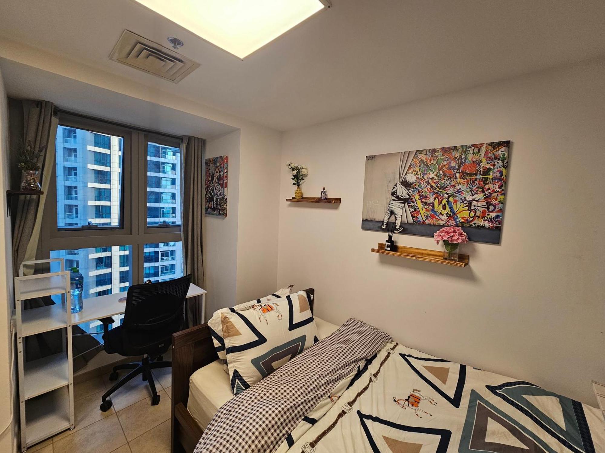 Super Host At Highest Residential Tower In The World, Private Rooms In A Shared Apartment Dubaj Pokój zdjęcie